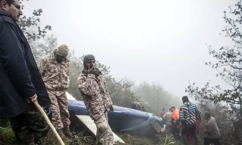 iran president helicopter crashed