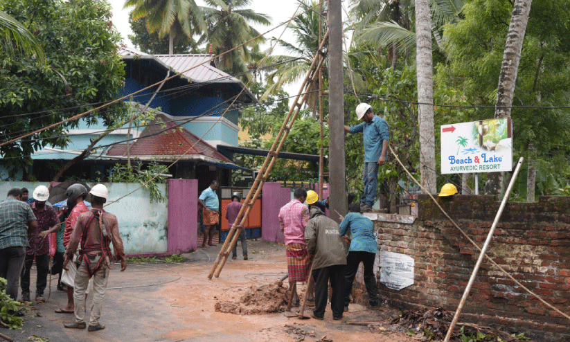 Rain: Heavy damage to KSEB