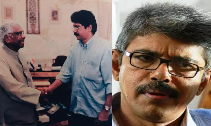 KR Narayanan and Balachandran Chullikad