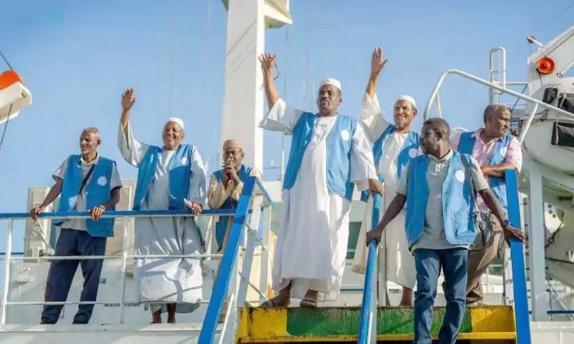 Pilgrims from Sudan