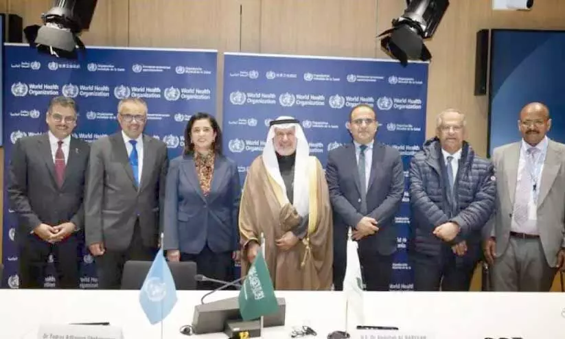 King Salman Relief Center and World Health Organization signed the agreement of 5 Executive Programs