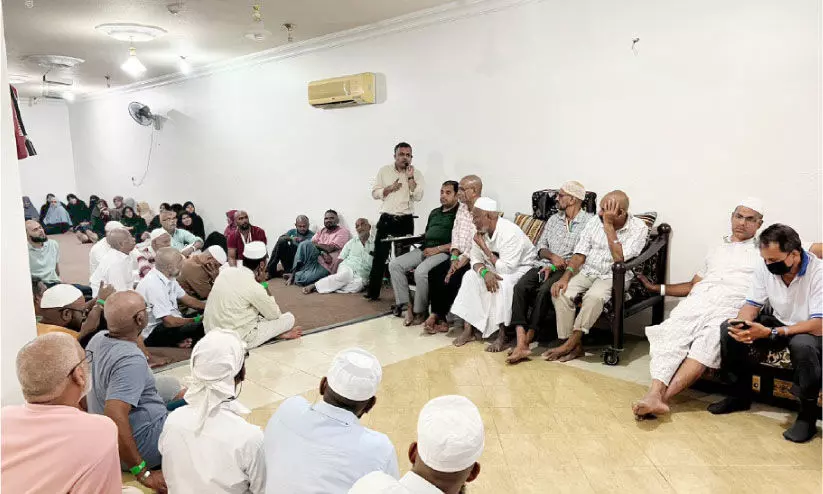 Health awareness class for hajj pilgrims