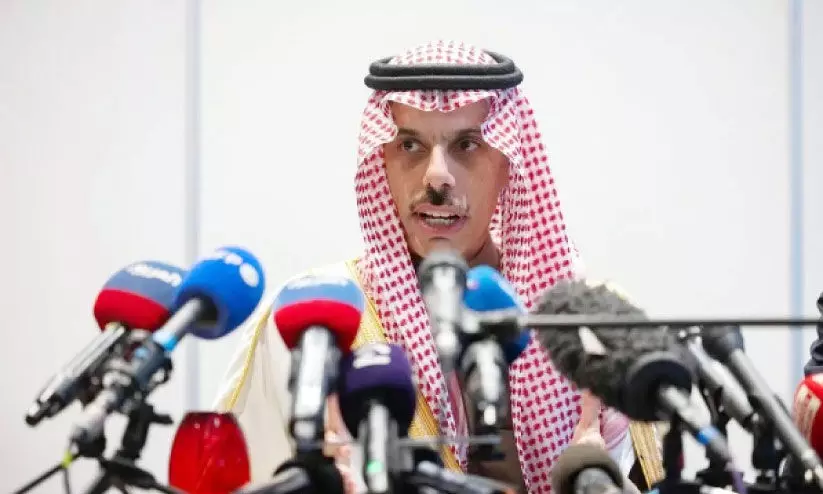 Saudi Foreign minister in press conference