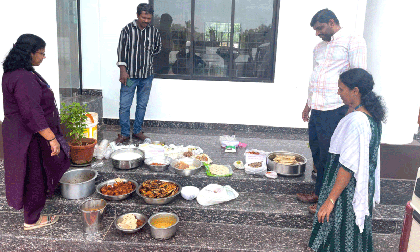 Stale food was seized from hotels