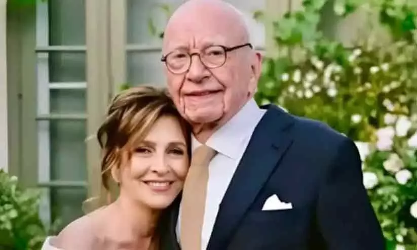 Rupert Murdoch and wife Elena Zhukova