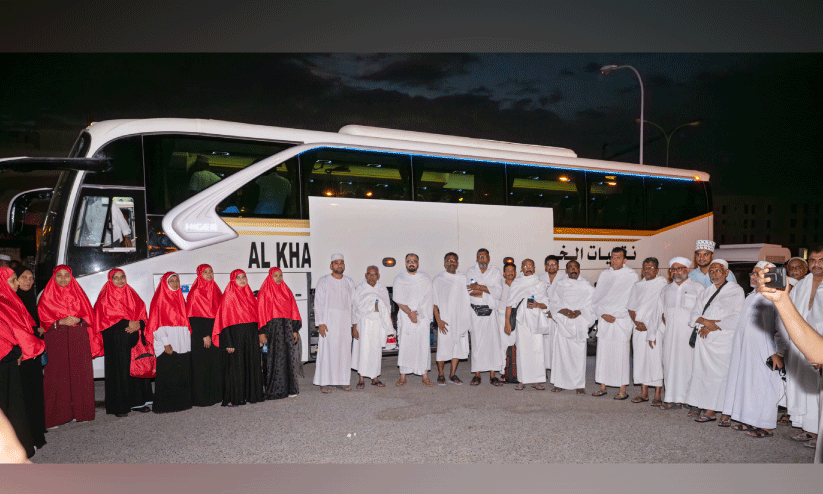 Malayali Hajj Team from Oman in Holy Land