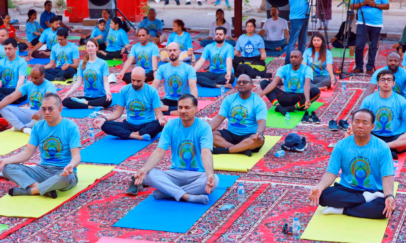 Indian Embassy Yoga day