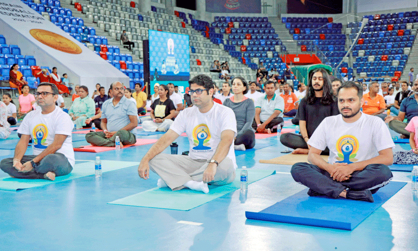 Indian Embassy Organized Yoga Day