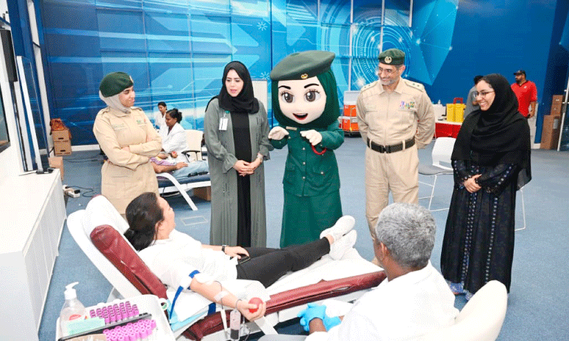 Dubai Police Blood Donation