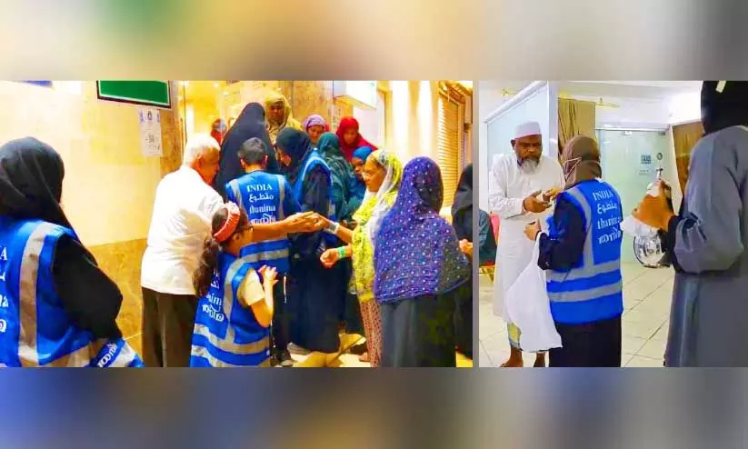 Thanima Volunteers distributing food