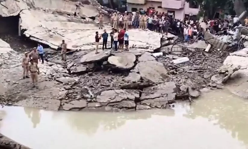 Mathura water tank collapse