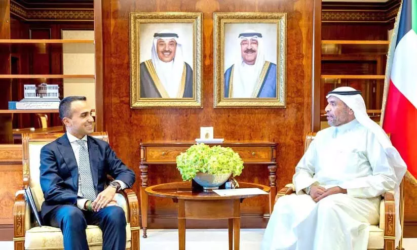 Kuwait Foreign Minister held meeting with European Union representative