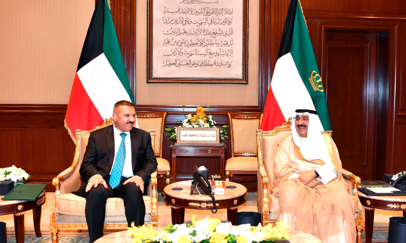Kuwait Amir and Iraq Interior Minister