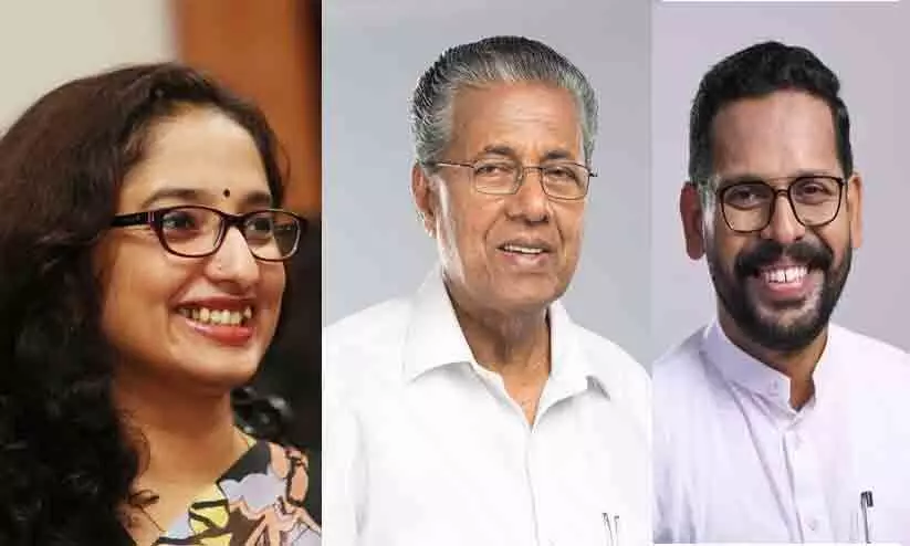 Dr P Sarin, Divya S Iyer , pinarayi