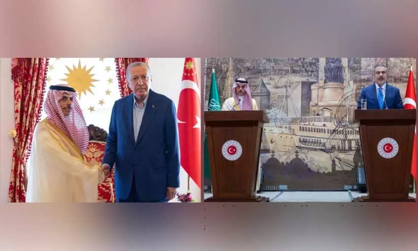 Saudi Foreign Minister in Turkey