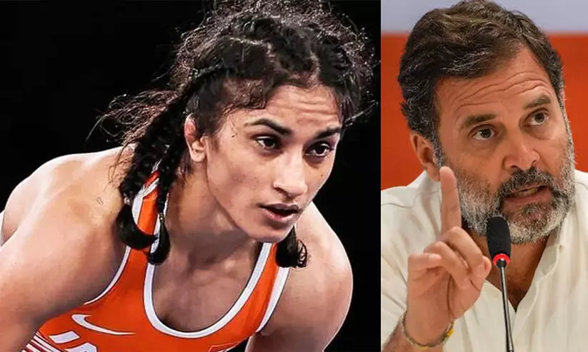 Vinesh Phogat, Rahul Gandhi