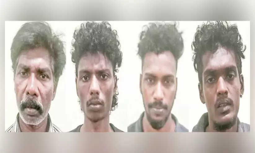 മ​ധ്യ​വ​യ​സ്ക​നെ കൊ​ല​പ്പെ​ടു​ത്താ​ൻ ശ്ര​മം; പി​താ​വും മ​ക്ക​ളു​മ​ട​ക്കം നാ​ലു​പേ​ർ അ​റ​സ്റ്റി​ൽ