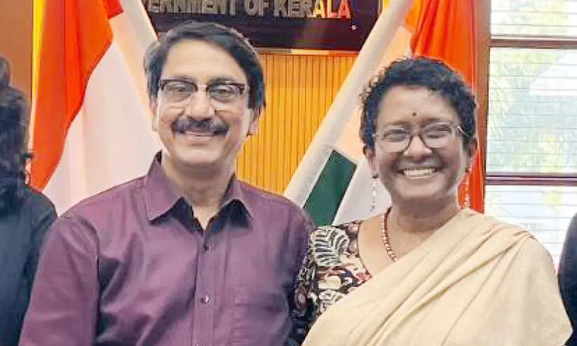 Dr. V Venu and Sarada Muraleedharan