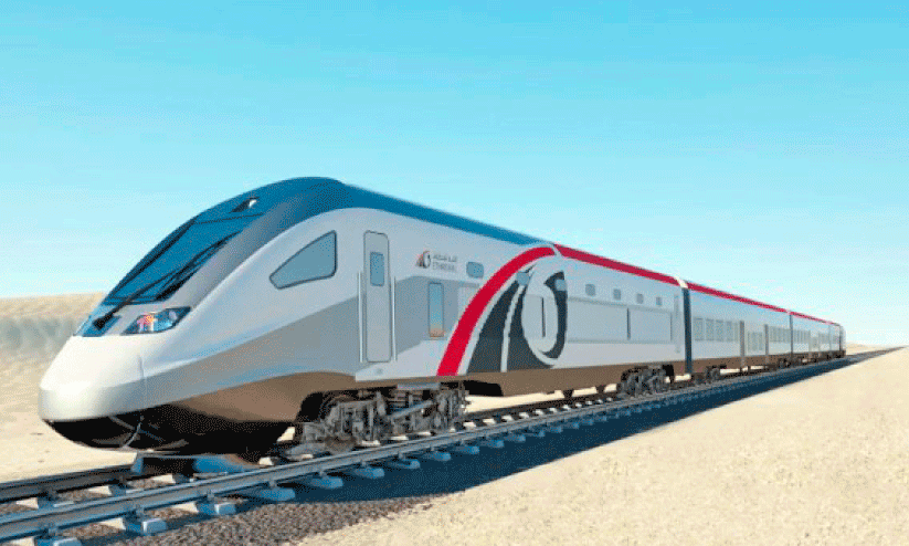 Abu Dhabi-Dubai high-speed train