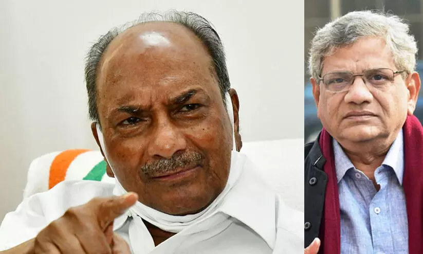 Sitaram Yechury, A K Antony