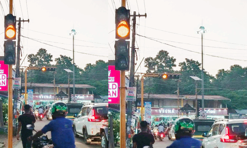 ഭരണിക്കാവിൽ വൻ ഗതാഗതക്കുരുക്ക്