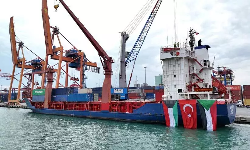 Kuwait-Turkey aid ship