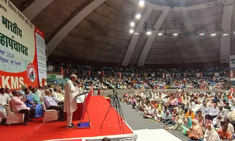 പ്രക്ഷോഭ പ്രഖ്യാപനവുമായി കിസാൻ മഹാ പഞ്ചായത്ത്