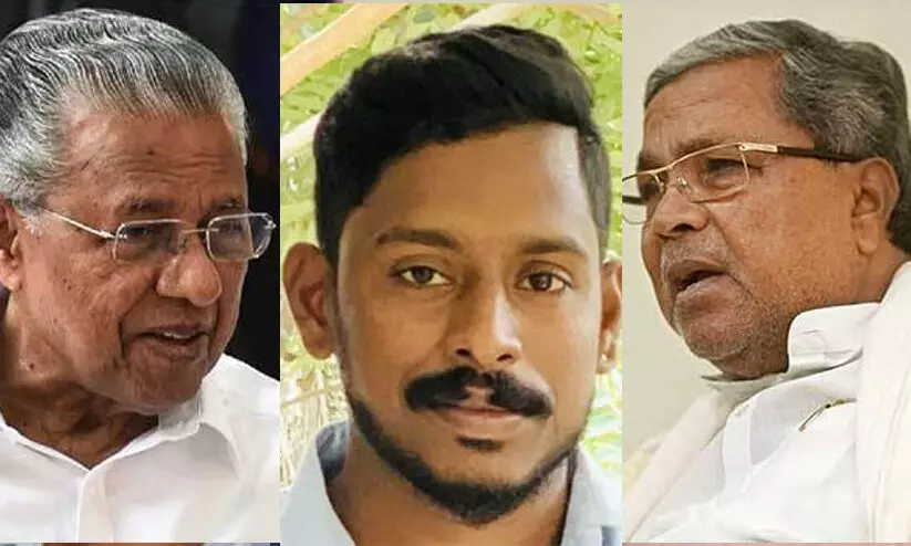 അർജുന് വേണ്ടിയുള്ള തിരച്ചിൽ: നന്ദിയറിയിച്ച്‌ കർണാടക മുഖ്യമന്ത്രിക്ക് പിണറായിയുടെ കത്ത്