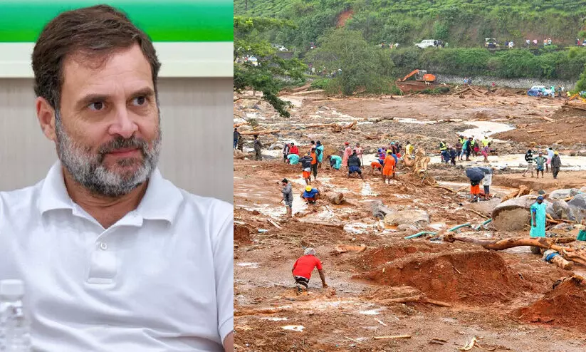 Rahul Gandhi, Wayanad Landslide