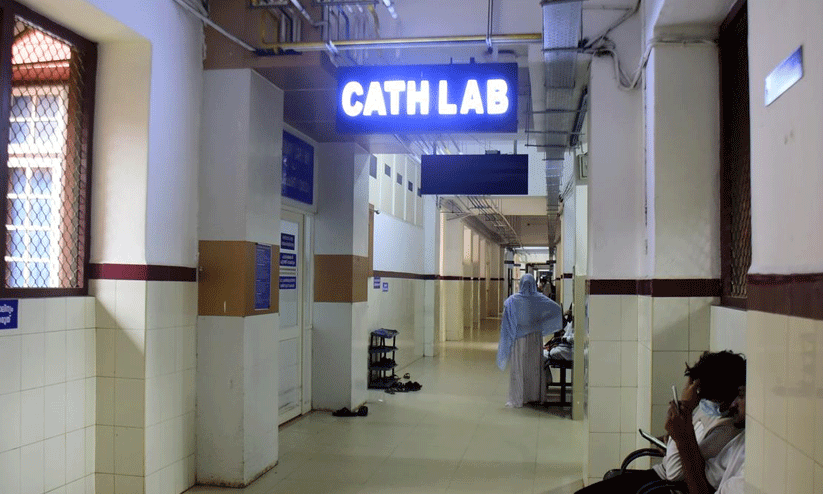 The cath lab at the Government General Hospital, Kozhikode