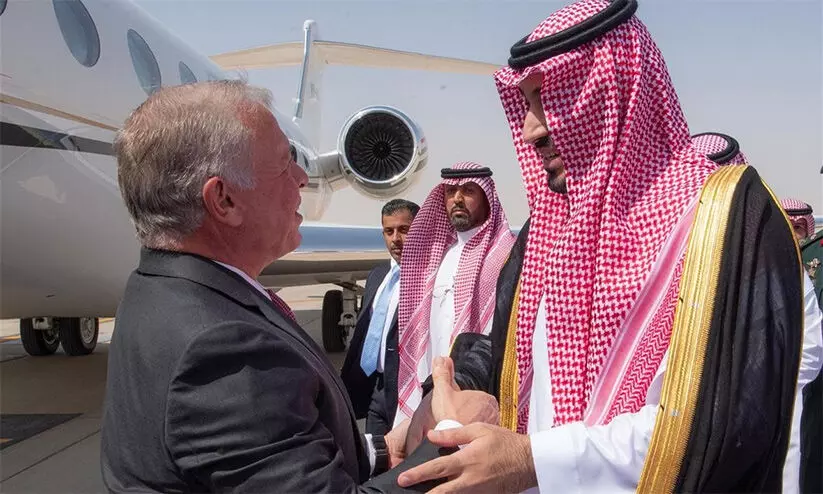 Abdullah II bin Al Hussein, Amir Mohammed bin Salman