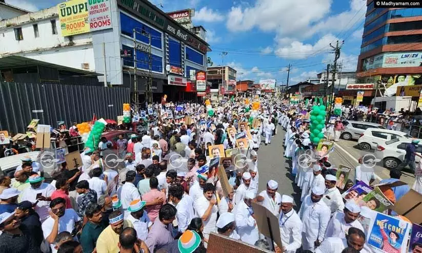 വയനാടിനെ ഇളക്കിമറിച്ച് പ്രിയങ്ക; റോഡ് ഷോയിൽ പതിനായിരങ്ങൾ