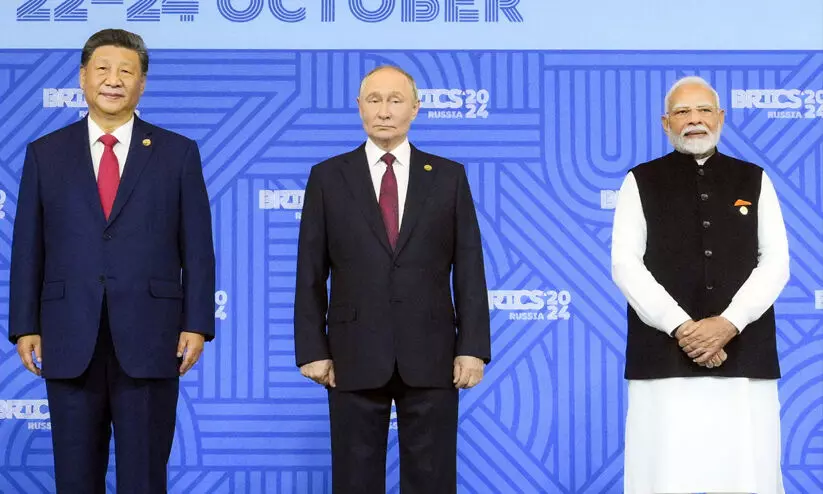 Xi Jinping, Vladimir Putin, Narendra Modi