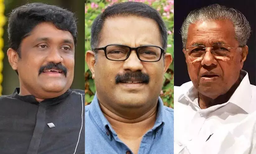 KM Shaji, AA Rahim, Pinarayi Vijayan