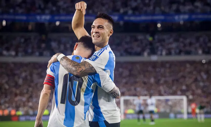 Lionel Messi, Lautaro Martinez