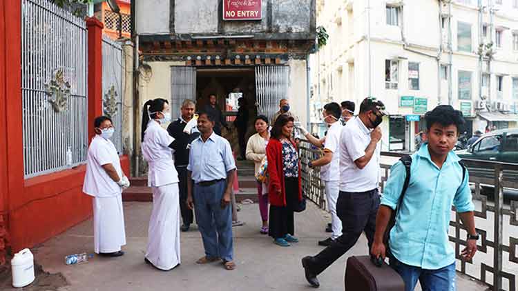 ഇന്ത്യയിൽ നിന്നും ഭൂട്ടാനിലെത്തിയ യു.എസ്​ പൗരന്​ കോവിഡ്​ 19