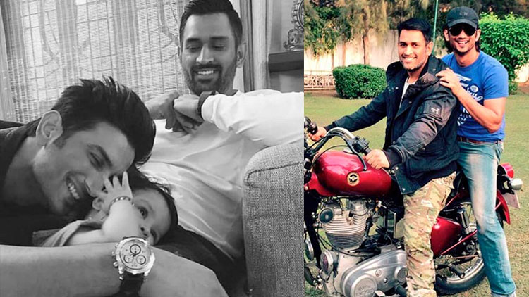 dhoni-sushant-ziva